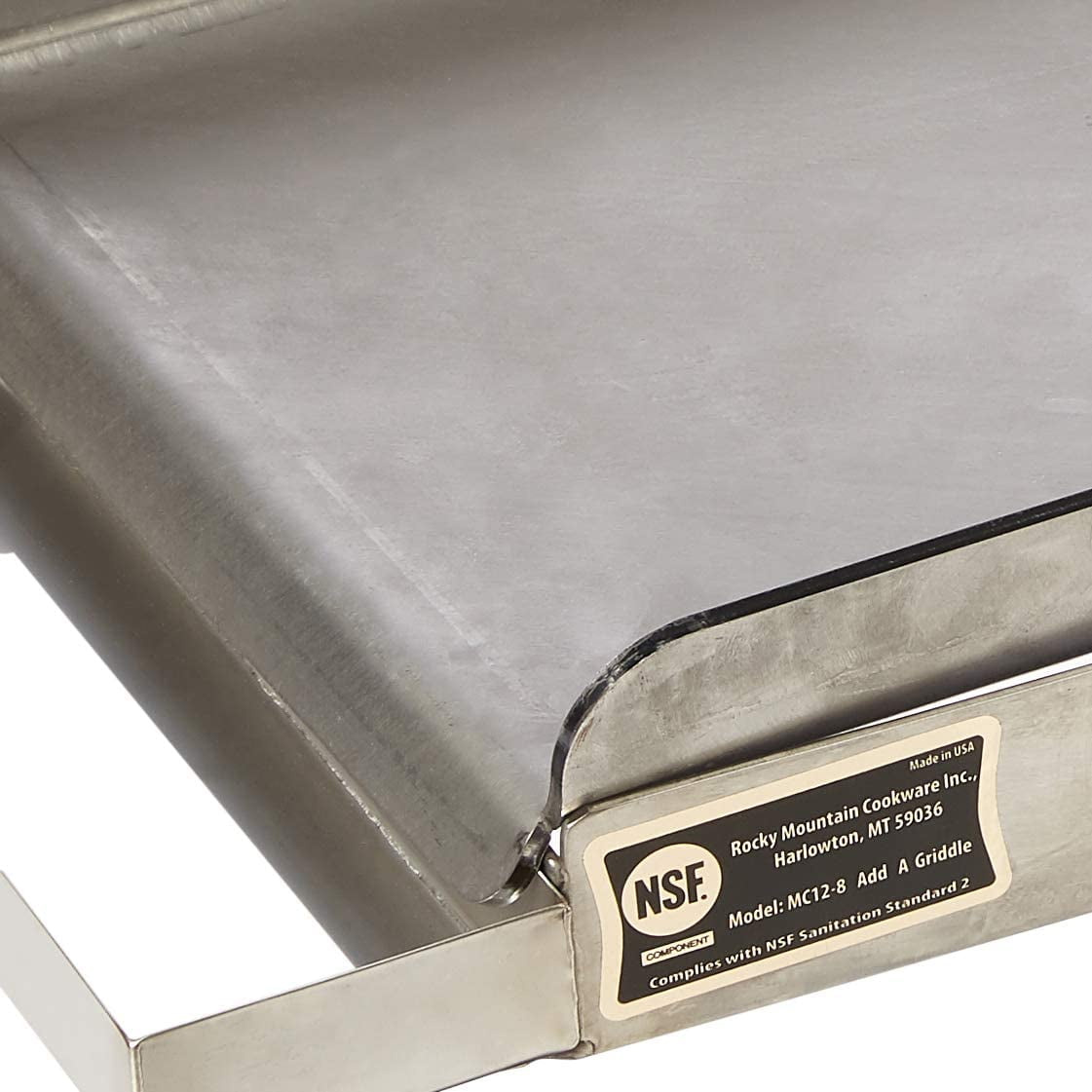 Rocky Mountain Cookware MC12-8 2-Burner Commercial Add on Griddle