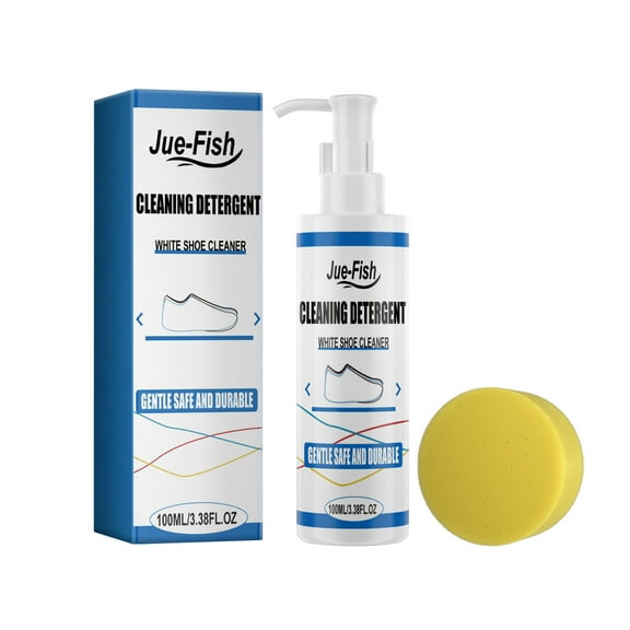 Clearance! VALSEEL Shoe Cleaning Kit White Shoe Cleaner Removes and Stain Shoe Cleaner Sneakers Kit with Brush and Towel Shoe Cleaner Work White Shoes Leather Boots