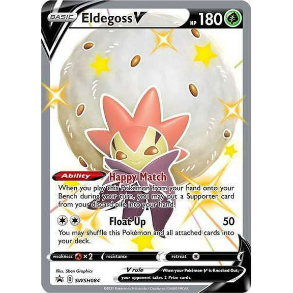 Pokemon Promo Ultra Rare Eldegoss V SWSH084