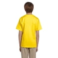 thumbnail image 2 of The Fruit of the Loom Youth HD Cotton T-Shirt - YELLOW - XS, 2 of 2