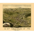thumbnail image 2 of Unknown 31x26 White Modern Wood Framed Museum Art Print Titled - Farmington New Hampshire -1877, 2 of 4