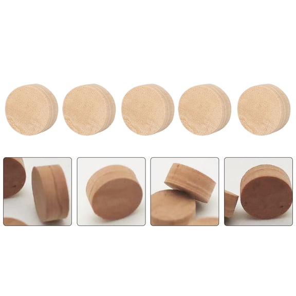 FUEENIRVA Trumpet Water Key Corks Softwood Khaki 5Pcs