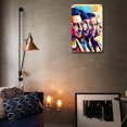 thumbnail image 2 of Placa Metal Vintage U2Band Pintura Hierro Rectangular Arte Pared Del 30x40cm, 2 of 9