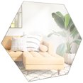 thumbnail image 1 of Miroir Mural Hexagonal Sans Cadre, 1 of 4