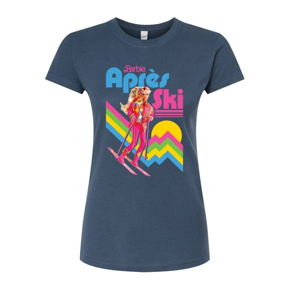 Barbie - Retro Apres Ski - Juniors Fitted Graphic T-Shirt