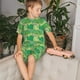 thumbnail image 4 of Balery Crocodile And Bush Conjunto de Pijama Infantil de Manga Corta con Estampado – Ropa de Dormir de Algodón Suave-Medium, 4 of 6