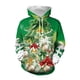 thumbnail image 3 of Sudadera con capucha navideña para hombre, con estampado 3D, con diseño festivo de Papá Noel, muñeco de nieve y vacaciones, informal, de gran tamaño, 3 of 5