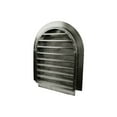 thumbnail image 2 of Stainless Steel Tombstone Louvered Gable Wall Vent Vent Size: 12" W x 24" H, Mount Type: Flush, 2 of 4