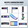 thumbnail image 5 of KFFKFF 15"x4" Programmable LED Sign,P5 Full Color LED Scrolling Panel,DIY Custom Text Animation Pattern Display Board,USB Bluetooth APP Control Shop Sign for Car Windows,Storefront,Bar, 5 of 7
