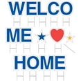 thumbnail image 5 of Vispronet Welcome Home Yard Sign with Stakes, 18in Blue Yard Letters, 5 of 8
