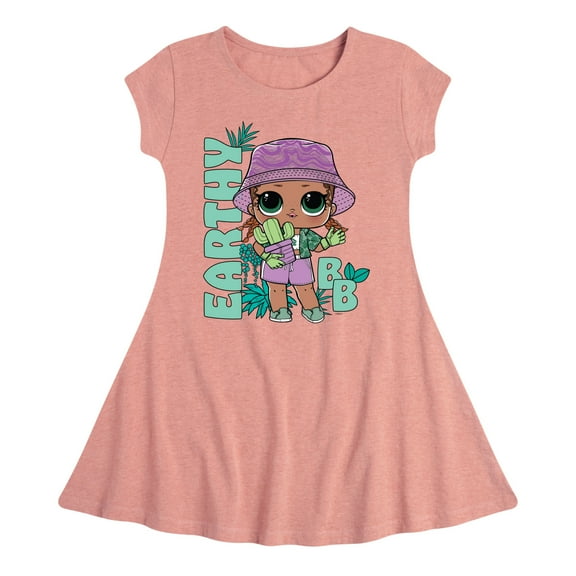 LOL Surprise! Dolls - Earthy BB - Toddler & Youth Girls Fit & Flare Dress
