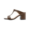 thumbnail image 3 of RKSTN Dress Sandals for Women Peep Toe Chunky Low Heels Sandals Solid Color Square Toe Open Back Spring Summer Trendy Casual Sandals, 3 of 10