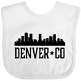 thumbnail image 3 of Inktastic Denver Colorado City Skyline Boys or Girls Baby Bib, 3 of 4