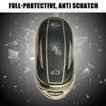 thumbnail image 4 of Unique Bargains Silicone Smart Key Fob Case Cover for Tesla Model S Y 3 Key Fob Shell Protector Keyless Black, 4 of 6
