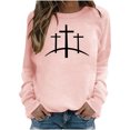 thumbnail image 3 of Aloohaidyvio Tops for Women, Easter Womens Long Sleeved Round Neck Sports Shirt Tops,Easter Ladies Clothing, 3 of 3