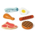 thumbnail image 6 of Melissa & Doug Food Groups Wooden Play Food Set Wit Crate – Protein - 5"x5"x2" - FSC Certified, 6 of 11