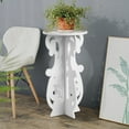 thumbnail image 5 of Kezqiaxn Christmas Plant Stand Indoor Outdoor, Corner Plant Stands Shelf Holder, Tall Flower Pot Stand, White Plant Shelves Rack, Gardening Decor for Patio/Living Room, 5 of 6