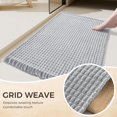 thumbnail image 3 of WVSAFV Gray Bathroom Rug Braided Bath Mat Tassel Weaving, Super Absorbent Non Slip Bathroom Rug, Ultra Soft, Large 24"x35", 3 of 7