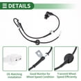 thumbnail image 4 of Unique Bargains ABS Wheel Speed Sensor ABS Sensor Anti-lock Braking System Sensor for Suzuki Liana 2002-2024 No.5621083E11 Front Right, 4 of 7