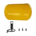 thumbnail image 1 of Colchoneta inflable para gimnasia, barril de aire para mujer, rodillo de gimnasia para entrenamiento de espalda y manos, para coordinación corporal y Amarillo, 1 of 8