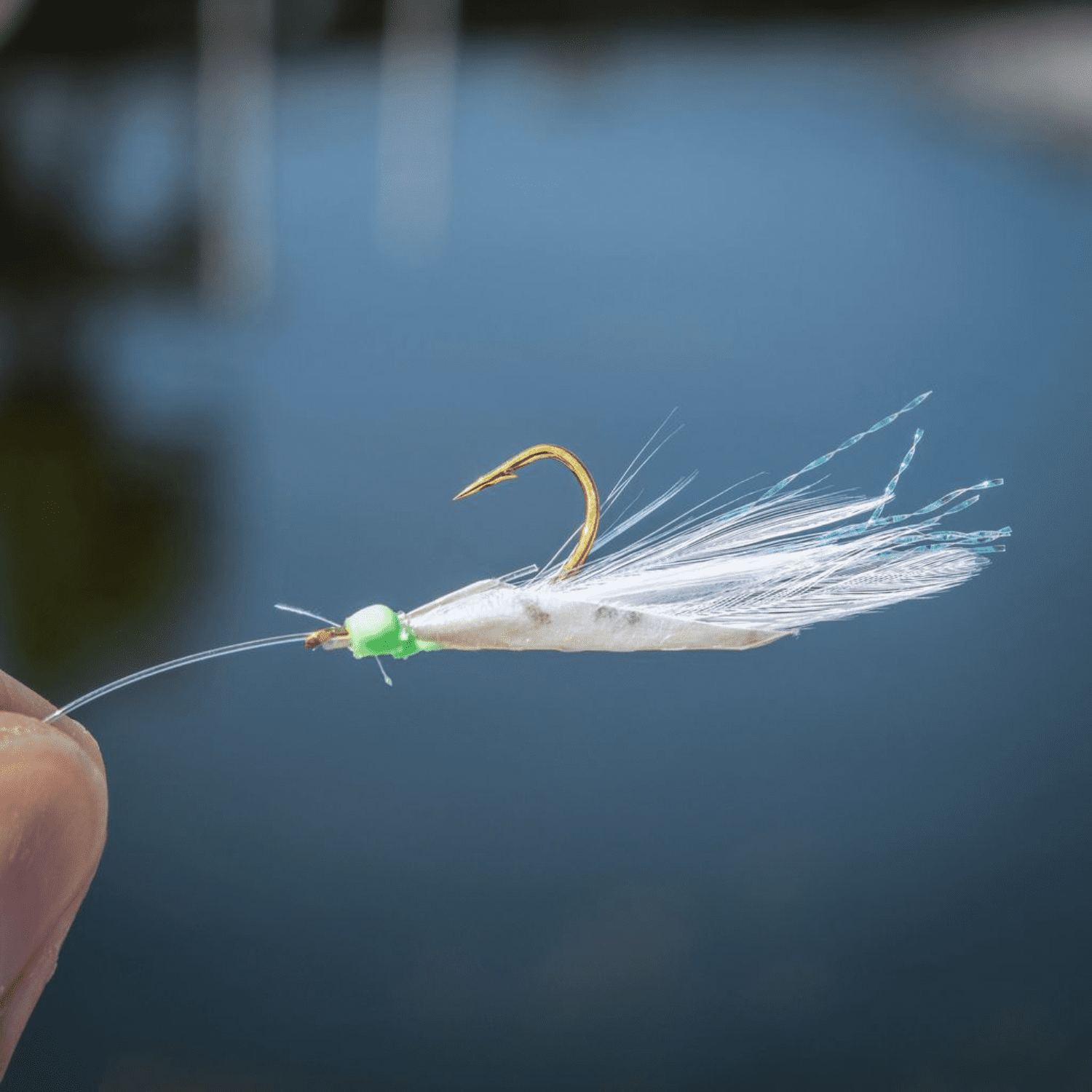 Tsunami Sabiki Bait Fishing Rig Size 14 – Iridescent Green Glow