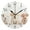 Black, variant on Cute Puppies in A Line Round Wall Clock Silent Analog Battery Operated Black Pointer Home Decor 9.84" Diameter