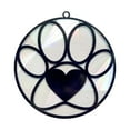 thumbnail image 2 of RuiJiao Dog Moon Suncatcher, Angel Memorial Statue - Stained Glass Window Hanging, Pet Sympathy Gift, 2 of 8