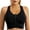Black, variant on Xmarks 3 Packs Zipper in Front Sports Bra High Impact Strappy Back Support Workout Top