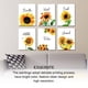 thumbnail image 5 of Yuarrent Planta de acuarela Girasoles Flores Impresiones decorativas Lona impermeable Núcleo Ornamento Coleccionables Corredor Decoración del hogar Flor de remojo Yuarrent HA061613-03B, 5 of 6