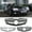 Black and Silver, variant on RMAUTO Car Front Grill Grille Racing Grills Chrome for Mercedes Benz SL Class R230 SL500 SL550 SL600 2003-2006 Car Accessories