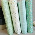 thumbnail image 3 of 4pcs 25cm/50cm DIY Square Craft Sewing Cotton Cloth Patchwork Soft Floral Fabric, 3 of 10