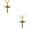 Rose Gold, variant on US 1-2 Pack Stainless Steel Jesus Christ Crucifix Cross Pendant Necklace For Men
