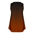 thumbnail image 4 of Soki Womens Plus Sized Tank Tops Summer Solid Pleat Flared Trendy Casual Blouse Button Tunic Sleeveless, 4 of 4