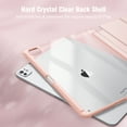 thumbnail image 3 of Fintie Hybrid Slim Case for iPad Pro 13-inch (M5) 2025 / (M4) 2024, Shockproof Cover with Clear Back Shell & Pencil Holder, Rose Gold, 3 of 10