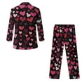 thumbnail image 5 of Xoenoiee Heart Love Print Boys' Formal Suit 2 Piece Set Blazer Set Valentine's Day Toddler Tuxedos for Wedding, Suits for Teens Boy Dress School Clothes, 6-7 Years, 5 of 7