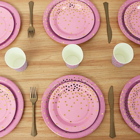 plates napkins disposable 121pcs dinner