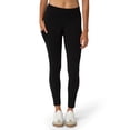 thumbnail image 2 of No nonsense Women's Cotton Legging with Tech Pocket, Black, Small, 2 of 4