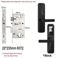 thumbnail image 2 of Digital Electronic Smart Door Lock With Biometric Camera Fingerprint Smart Card Password Key Unlock ,Easy Installation, 2 of 7