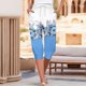 thumbnail image 2 of Mujeres Capri Pantalones Elástico Corbata Cintura Suelta Ajuste con Bolsillos, Casual Y Cómodo Pantalones de Cintura Elástica para las Mujeres, 2 of 6