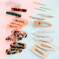 thumbnail image 1 of Juego de pinzas para el cabello Apuakthei, 18 piezas de pinzas para el cabello con perlas, pasadores de resina acrílica para cabello grueso, horquillas para el cabello para mujeres y niñas,, 1 of 7