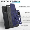 thumbnail image 3 of for Samsung Galaxy A03S Phone Case with HD Screen Protector, Heavy Duty Shockproof with 360° Rotation Metal Kickstand [Military Grade] Protective Case for Samsung Galaxy A03S, Blue, 3 of 14