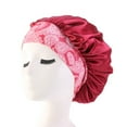thumbnail image 1 of Hair Rope Wide Elastic Band Satin Sleep Bonnet Soft Night Sleeping Cap For Women, Hair Rope for Women, 1 of 2