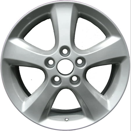 2002 Toyota Solara Wheel 2004-2008 Toyota Solara 17x7 Aluminum Alloy Wheel, Rim Sparkle Silver Full Face Painted - 69452 ()