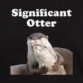 thumbnail image 3 of CafePress - Significant Otter Dark T Shirt - Men's Classic Graphic Cotton T-Shirt, 3 of 4