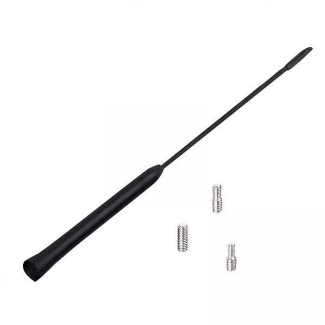 Mástil de antena para automóvil,Mástil de antena para automóvil Soporte de techo universal flexible,Reemplaza la antena de radio para automóvil con tornillo M4 M5 M6,Mástil de antena para