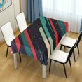 thumbnail image 4 of Yayeee Tablecloths 60" x 60" Rectangle Wrinkle Resistant Party Table Cover, Abstract Stripes, 4 of 8
