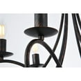 thumbnail image 4 of Indoor Home Decor 24"L X 24"W X 19"H Lyndon 6 Light Dark Bronze Pendant, 4 of 6