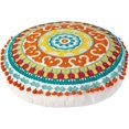 thumbnail image 1 of Meditation Floor Pillow For Yoga Living Room, Outdoor Fireplace Accent, Round Large Pillows In Colorful Patterns, Soft Pillowcase With Invisible Zipper, Cotton Material For Easy, 1 of 5