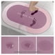 thumbnail image 5 of Alfombra antideslizante para el baño | Poliéster súper absorbente | Soporte de gel de sílice de goma de secado rápido | Alfombra de ducha de estilo moderno lavable | Pelo bajo | 15,8 x 23,6 in |, 5 of 7