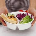 thumbnail image 4 of Noodle Bowl Japanese Style Food Bowl Divided Ramen Bowl Compartment Bowl, 4 of 4